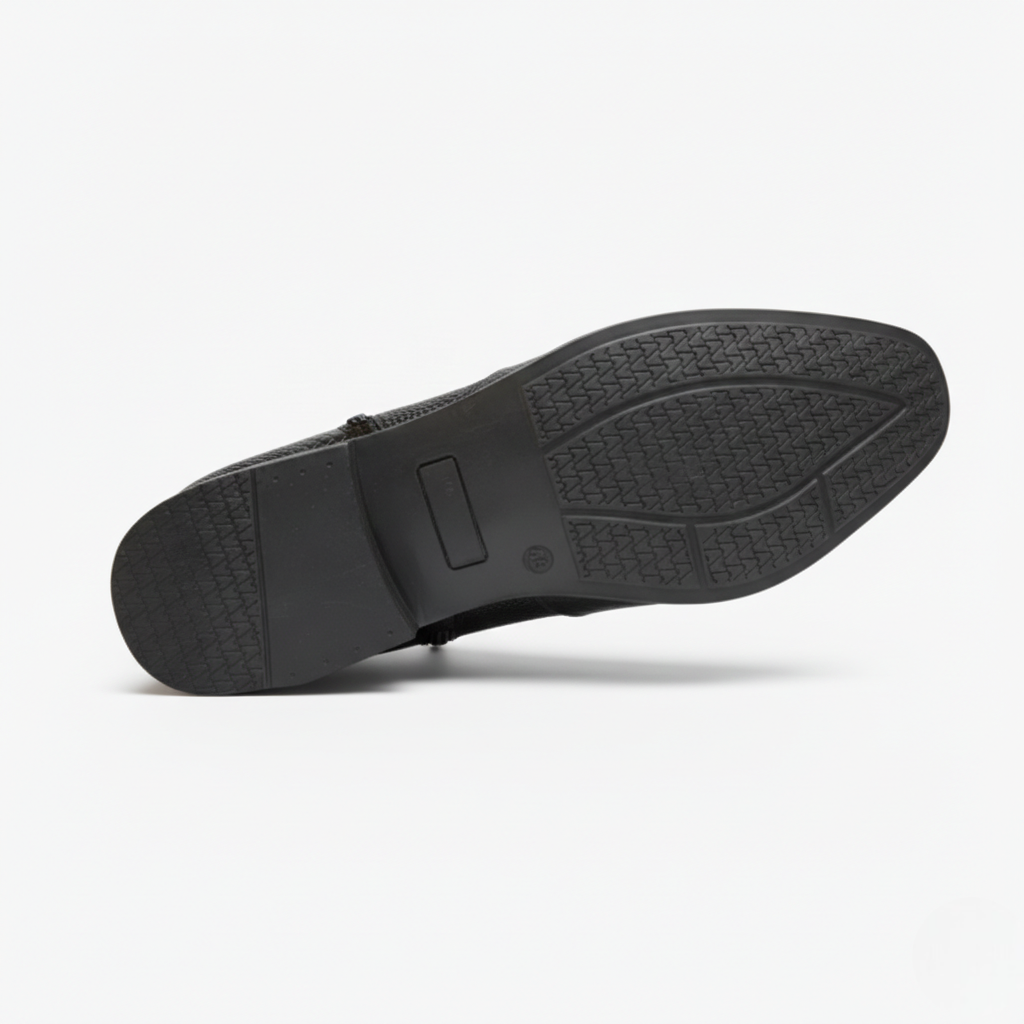 Sanserif Leather Chelsea Boot